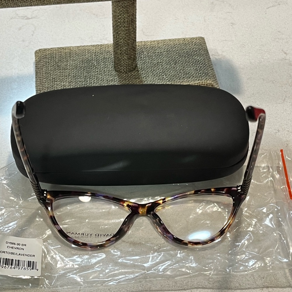 DAVID YURMAN NIB AUTHENTIC CHEVRON RX READY DESIGNER EYEGLASSES - Picture 14 of 17